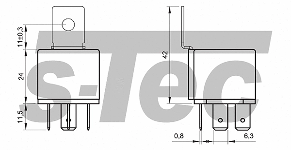Relay, main current