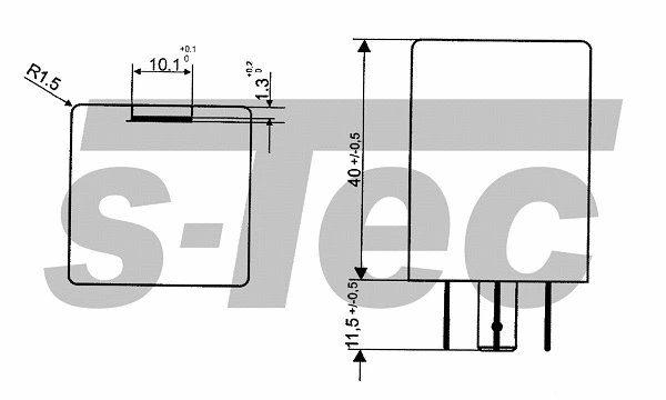 Relay, wipe/wash interval (WES60201002)