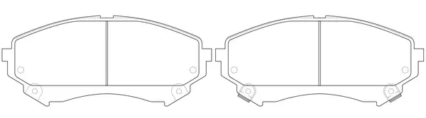 Brake Pad Set, disc brake (BP51008)