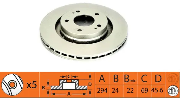 Brake Disc (BR23134T)