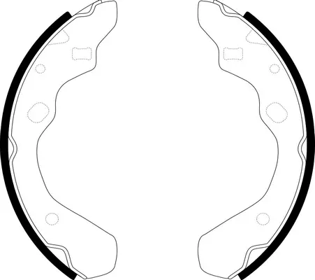 Brake Shoe Set (BS25373)