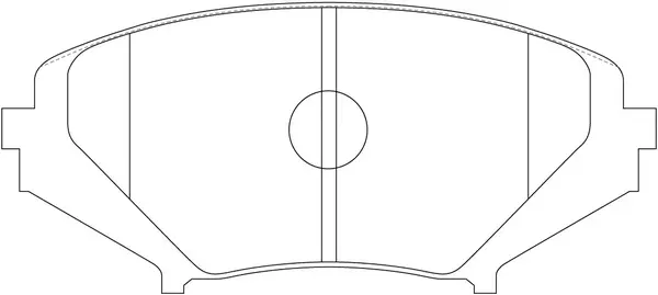 Brake Pad Set, disc brake (BP25801)