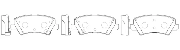 Brake Pad Set, disc brake (BP13012)