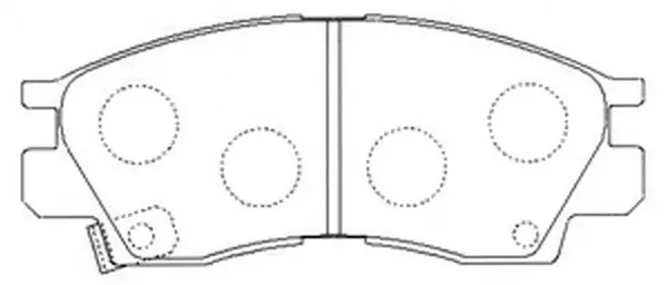 Brake Pad Set, disc brake (BP23173)