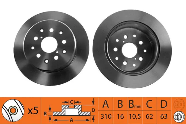 Brake Disc (BR21145)