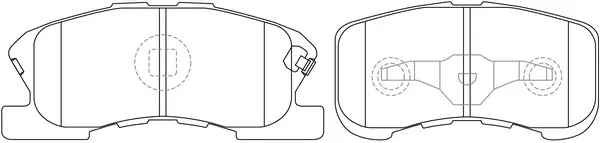 Brake Pad Set, disc brake (BP26427)