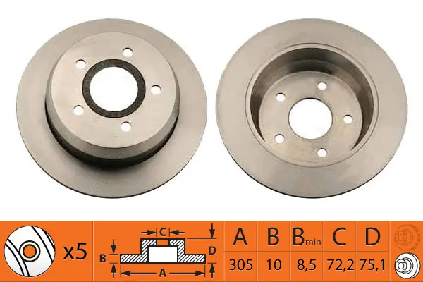 Brake Disc (BR52102)