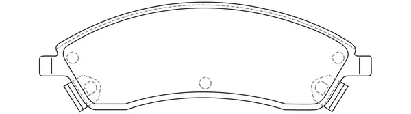 Brake Pad Set, disc brake (BP51015)