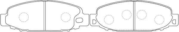 Brake Pad Set, disc brake (BP23347)