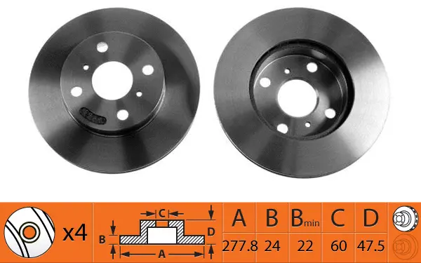 Brake Disc (BR12104T)