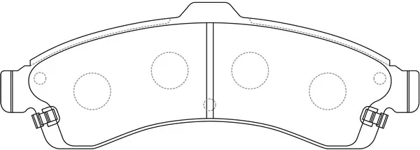 Brake Pad Set, disc brake (BP52077)