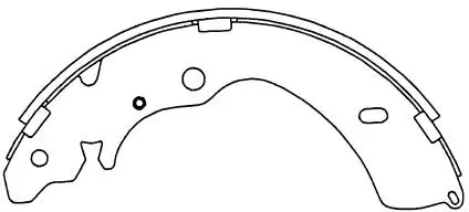 Brake Shoe Set (BS24470)