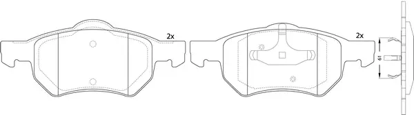 Brake Pad Set, disc brake (BP53835)