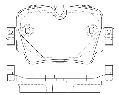 Brake Pad Set, disc brake (BP46003)