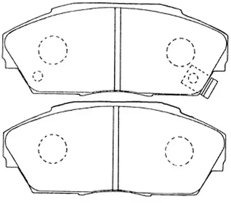 Brake Pad Set, disc brake (BP28162)