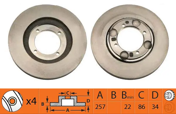Brake Disc (BR11104T)