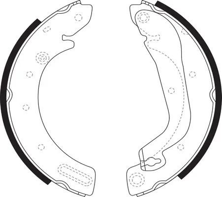 Brake Shoe Set (BS22225)