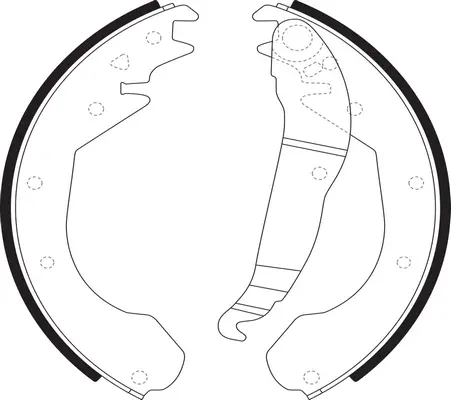 Brake Shoe Set (BS34508)