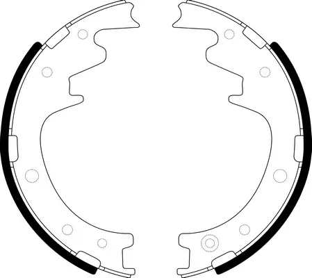 Brake Shoe Set (BS23637)