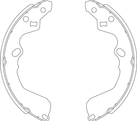Brake Shoe Set (BS25386)