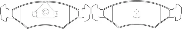 Brake Pad Set, disc brake (BP51231)
