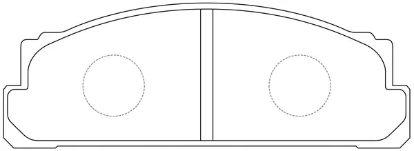 Brake Pad Set, disc brake (BP21022)