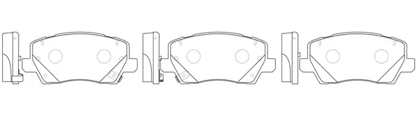 Brake Pad Set, disc brake (BP13011)