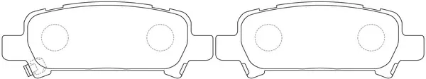 Brake Pad Set, disc brake (BP27415)