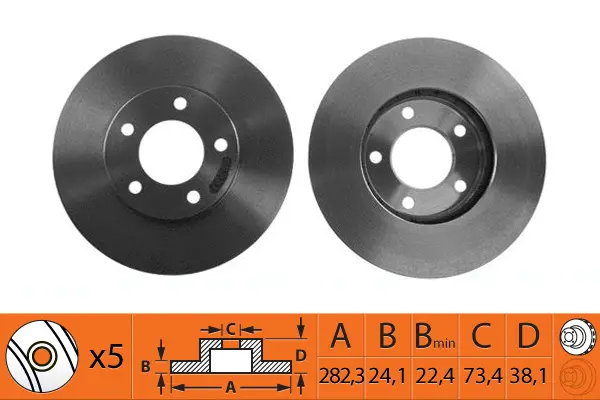 Brake Disc (BR53101T)