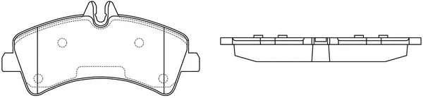 Brake Pad Set, disc brake (BP31038)