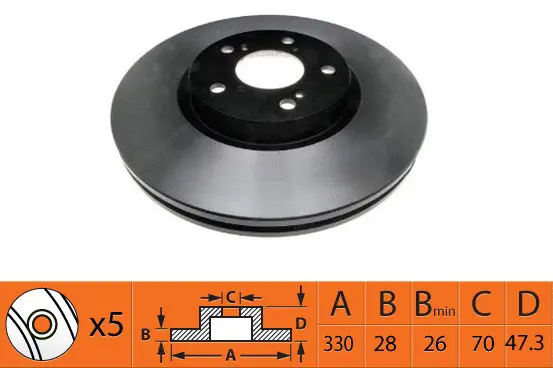 Brake Disc (BR28131T)