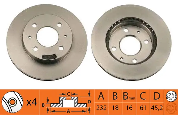 Brake Disc (BR22116T)