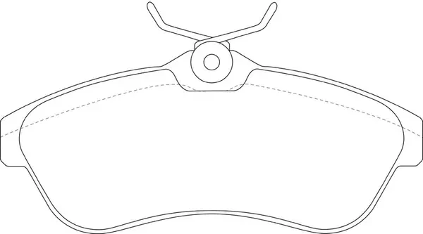 Brake Pad Set, disc brake (BP42206)
