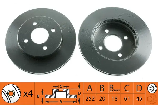 Brake Disc (BR22120T)