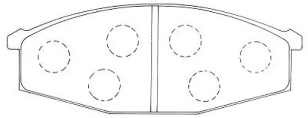 Brake Pad Set, disc brake (BP22132)