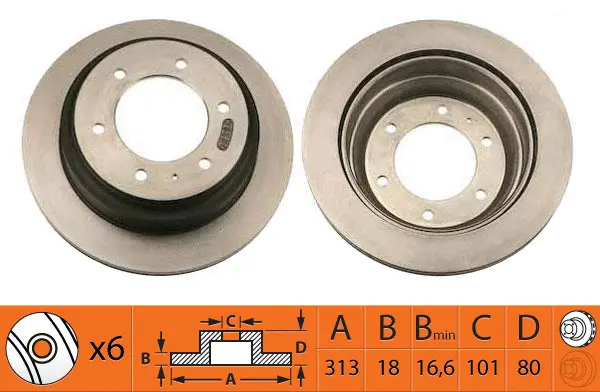 Brake Disc (BR34108T)