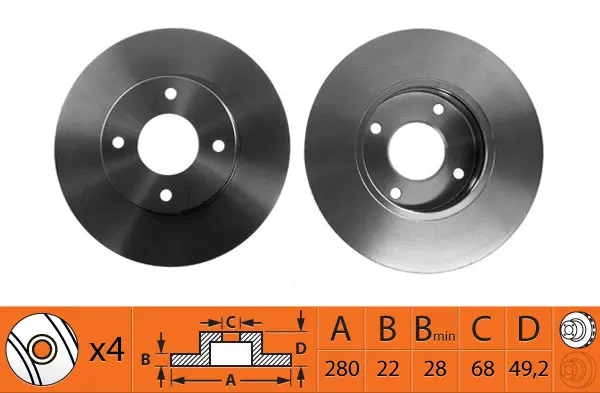Brake Disc (BR22117T)