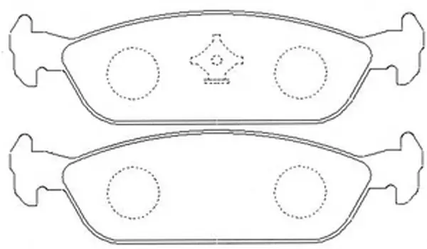 Brake Pad Set, disc brake (BP26185)
