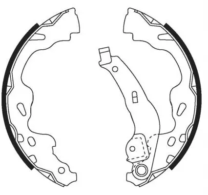 Brake Shoe Set (BS21386)