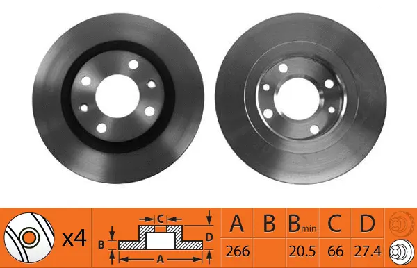Brake Disc (BR42101T)