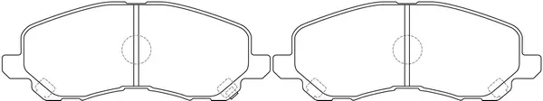 Brake Pad Set, disc brake (BP23469)