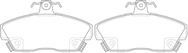 Brake Pad Set, disc brake (BP40259)
