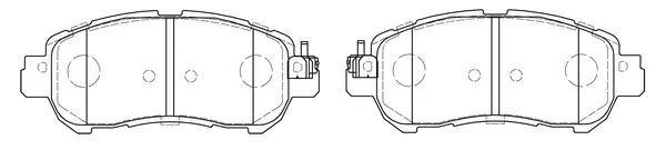 Brake Pad Set, disc brake (BP22010)