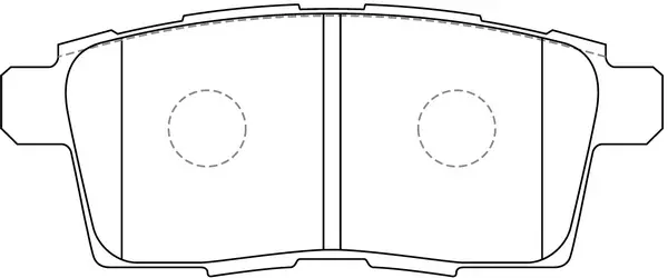 Brake Pad Set, disc brake (BP25814)