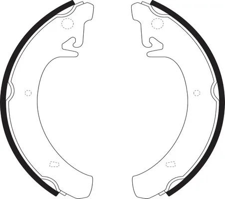 Brake Shoe Set (BS40511)