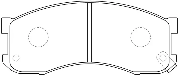 Brake Pad Set, disc brake (BP25303)