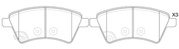 Brake Pad Set, disc brake (BP29803)