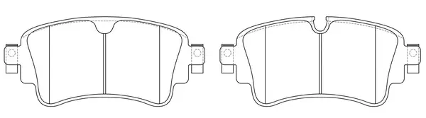 Brake Pad Set, disc brake (BP33008)