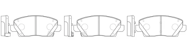 Brake Pad Set, disc brake (BP13010)
