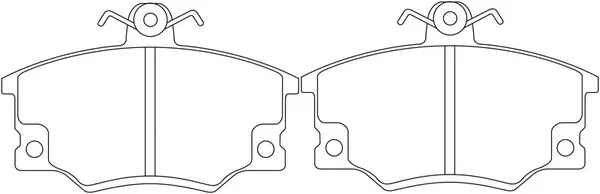 Brake Pad Set, disc brake (BP41235)